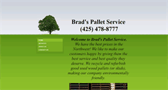 Desktop Screenshot of bradspalletservice.com